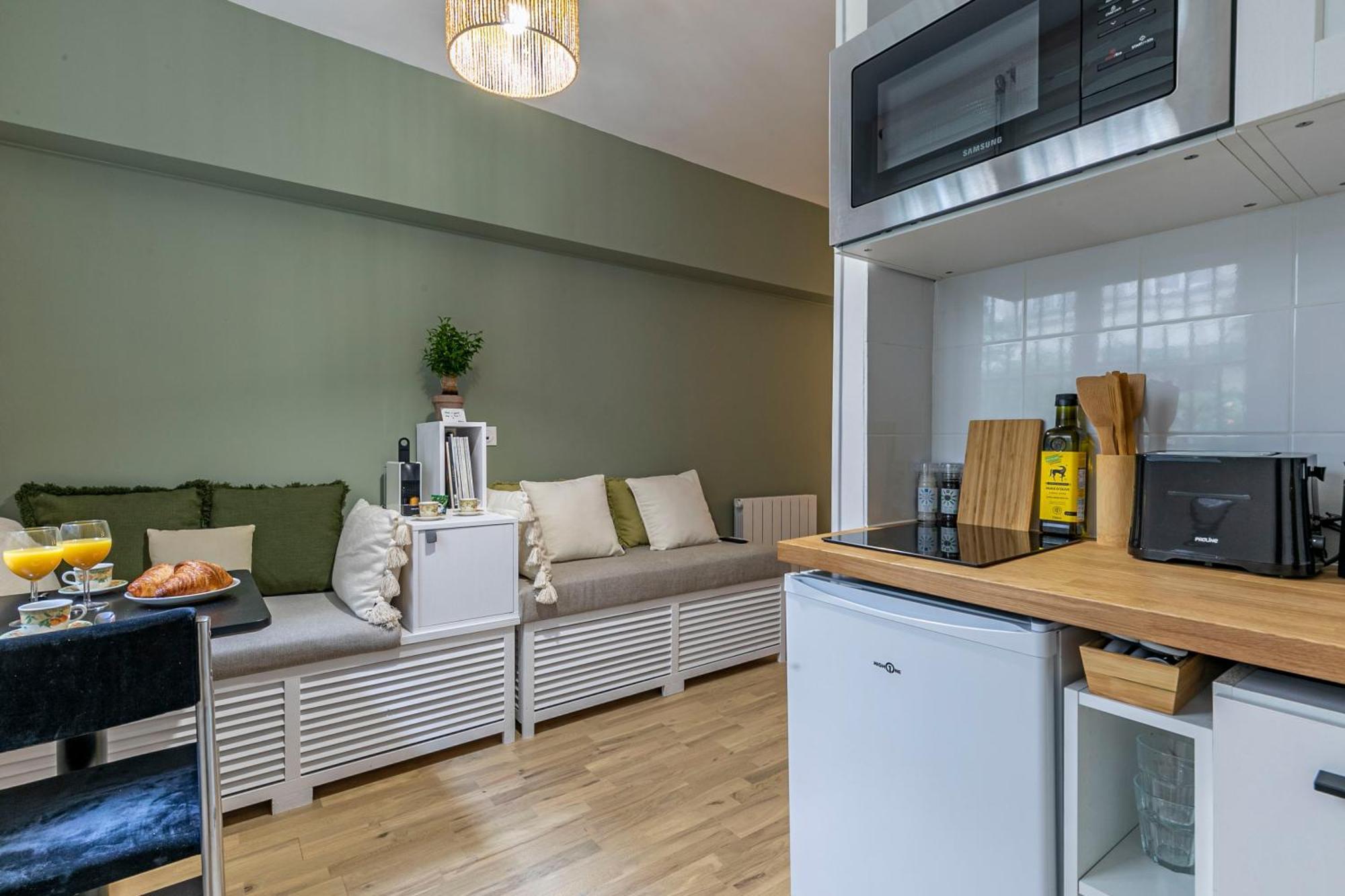 Apartamento Design And Quiet On Wooded Courtyard !